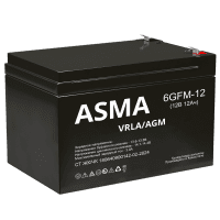 Аккумуляторная батарея ASMA 6GFM-12 (12В, 12Ач)